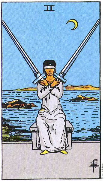 Two of Swords Tarot cards list