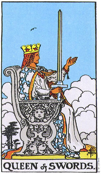 Queen of Swords Tarot cards