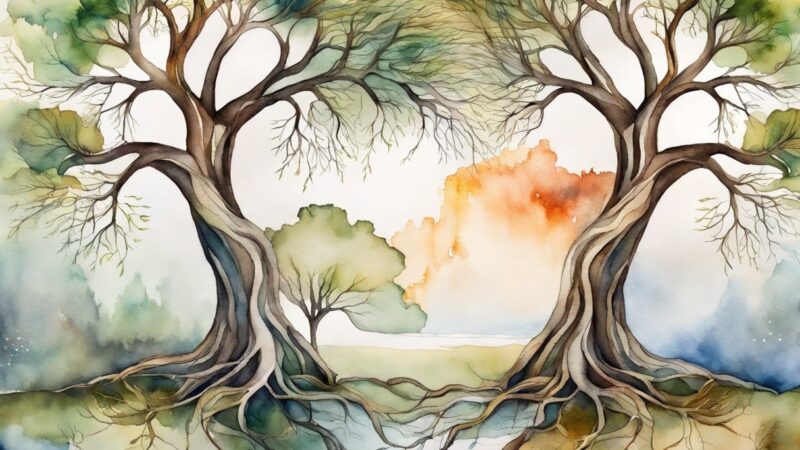 two trees with spare roots - How can I be a better partner?