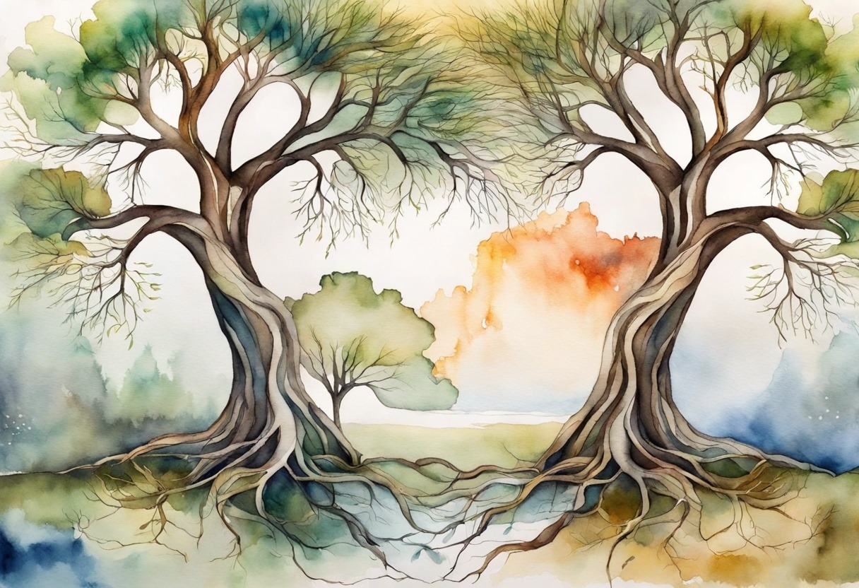 two trees with spare roots - How can I be a better partner?